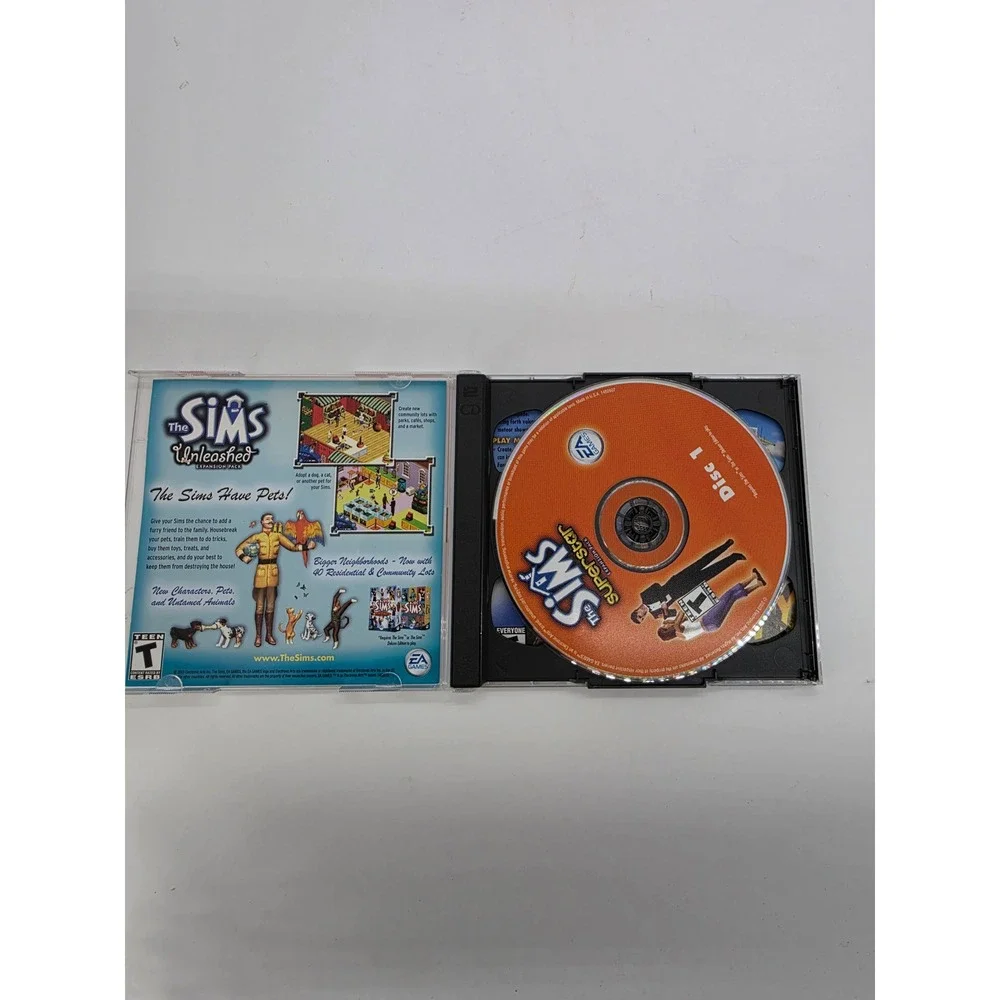 The Sims Superstar Expansion Pack PC 2003 EA Games Maxis 2-Disc Jewel Case